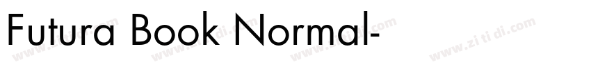Futura Book Normal字体转换